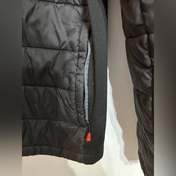 The North Face Men’s Black Aconcagua Hybrid Puffer Jacket Hooded Size Large - Picture 4 of 16